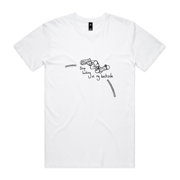 Stop looking at my backside Light Tee Thumbnail